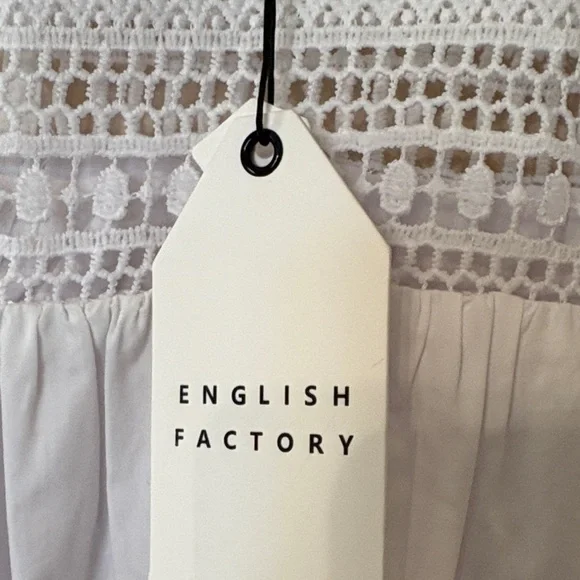 English Factory White Mini Dress - Picture 3 of 8